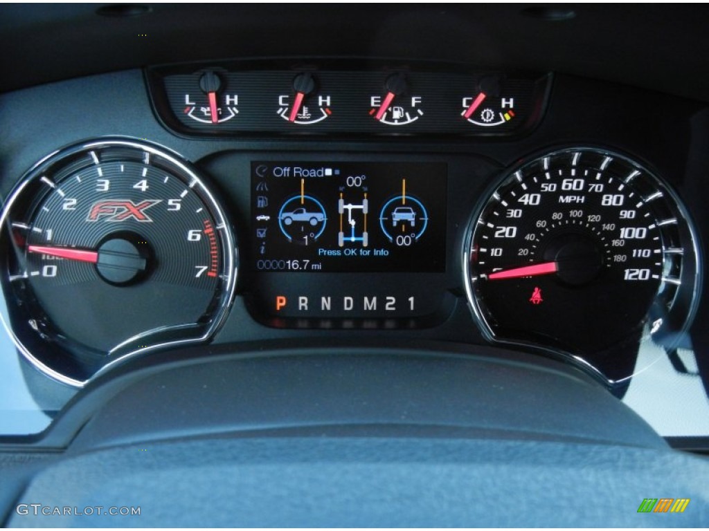 2013 Ford F150 FX2 SuperCrew Gauges Photo #77590173