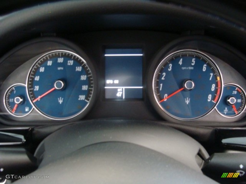 2013 Maserati GranTurismo Convertible GranCabrio Gauges Photo #77590190