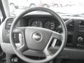 Dark Titanium Gray 2007 Chevrolet Silverado 1500 LS Crew Cab 4x4 Steering Wheel