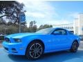 2013 Grabber Blue Ford Mustang GT Premium Coupe  photo #1