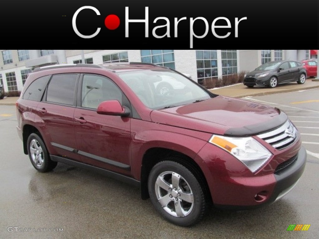 2008 XL7 Limited AWD - Cranberry Red Metallic / Beige photo #1