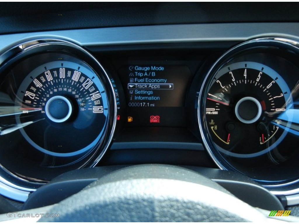 2013 Ford Mustang GT Premium Coupe Gauges Photo #77591147