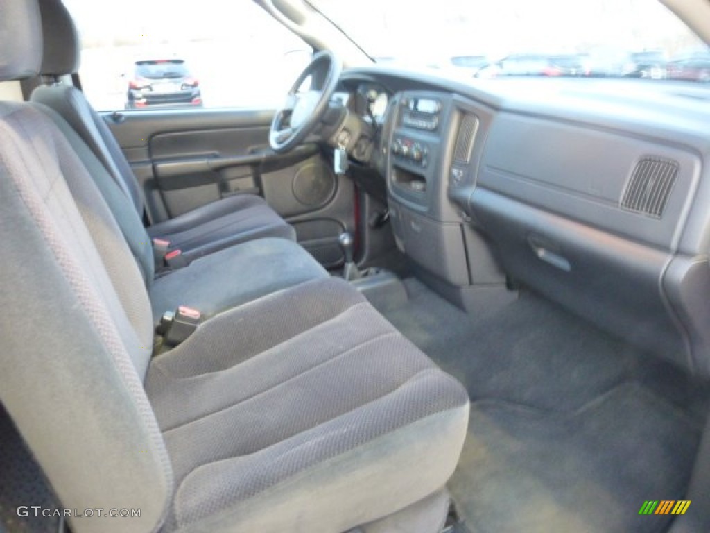 Dark Slate Gray Interior 2005 Dodge Ram 1500 SLT Regular Cab 4x4 Photo #77591188