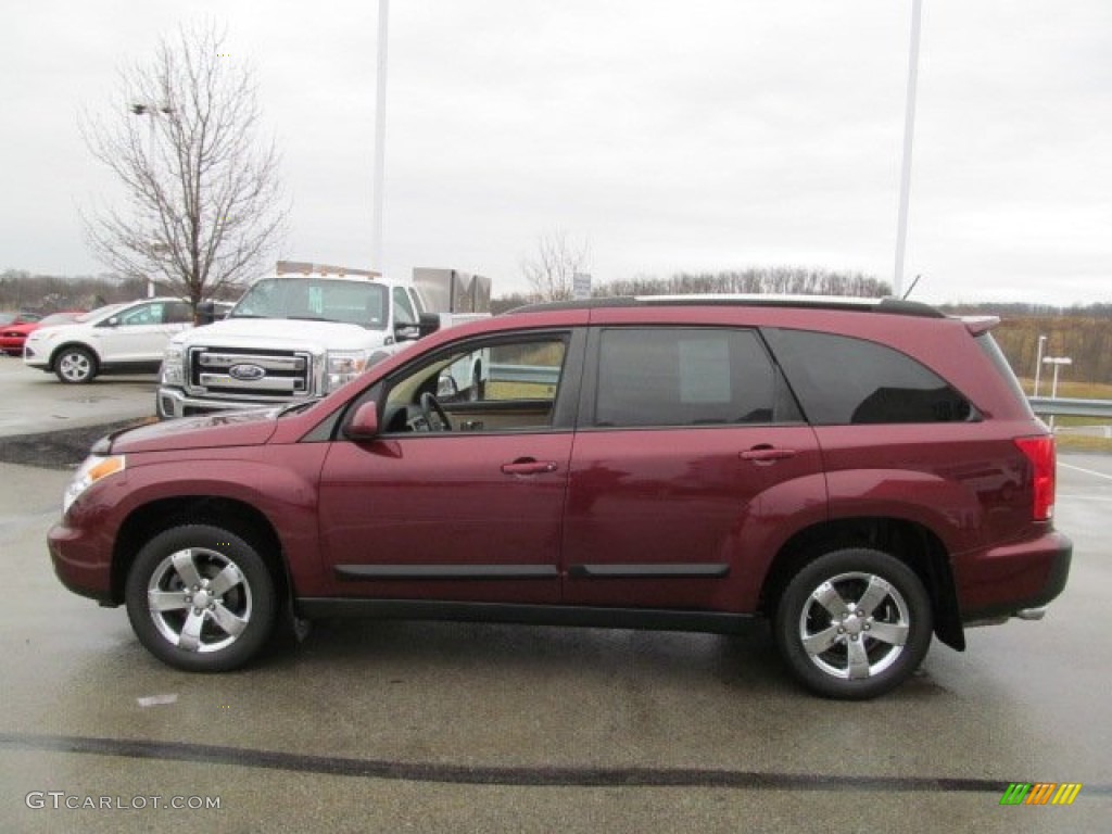 Cranberry Red Metallic 2008 Suzuki XL7 Limited AWD Exterior Photo #77591193