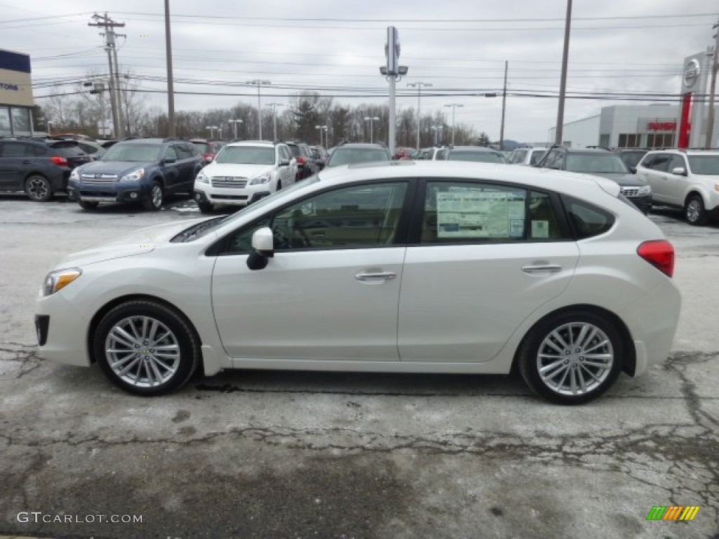 Satin White Pearl 2013 Subaru Impreza 2.0i Limited 5 Door Exterior Photo #77591562