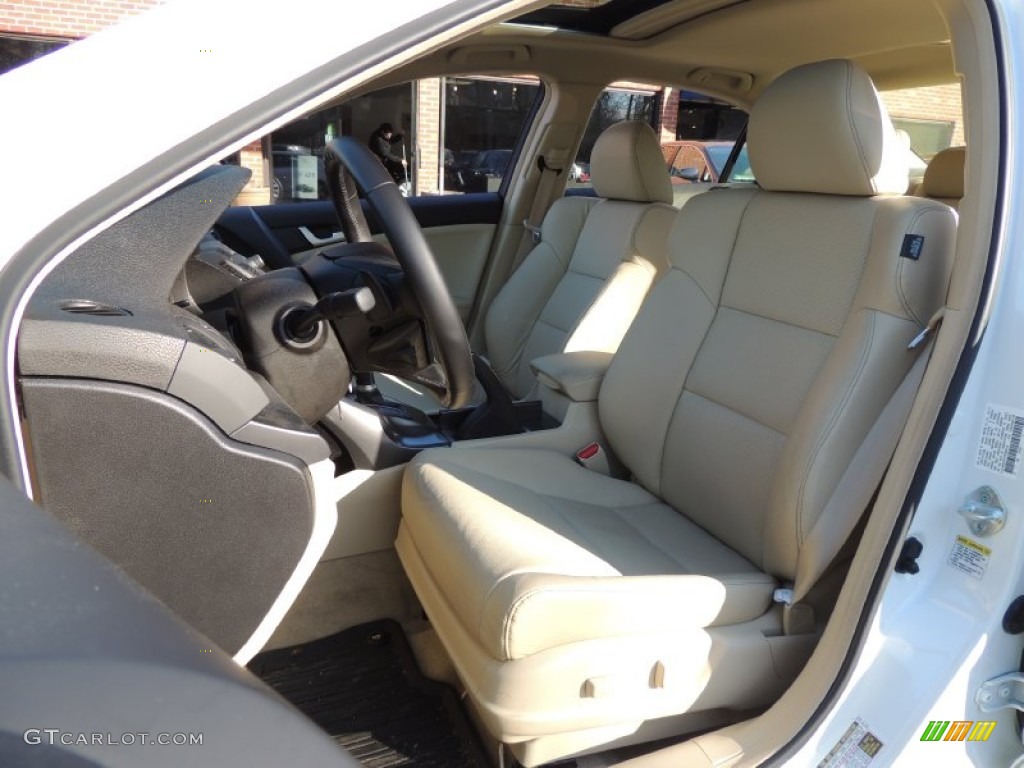 Parchment Interior 2013 Acura TSX Technology Photo #77591928