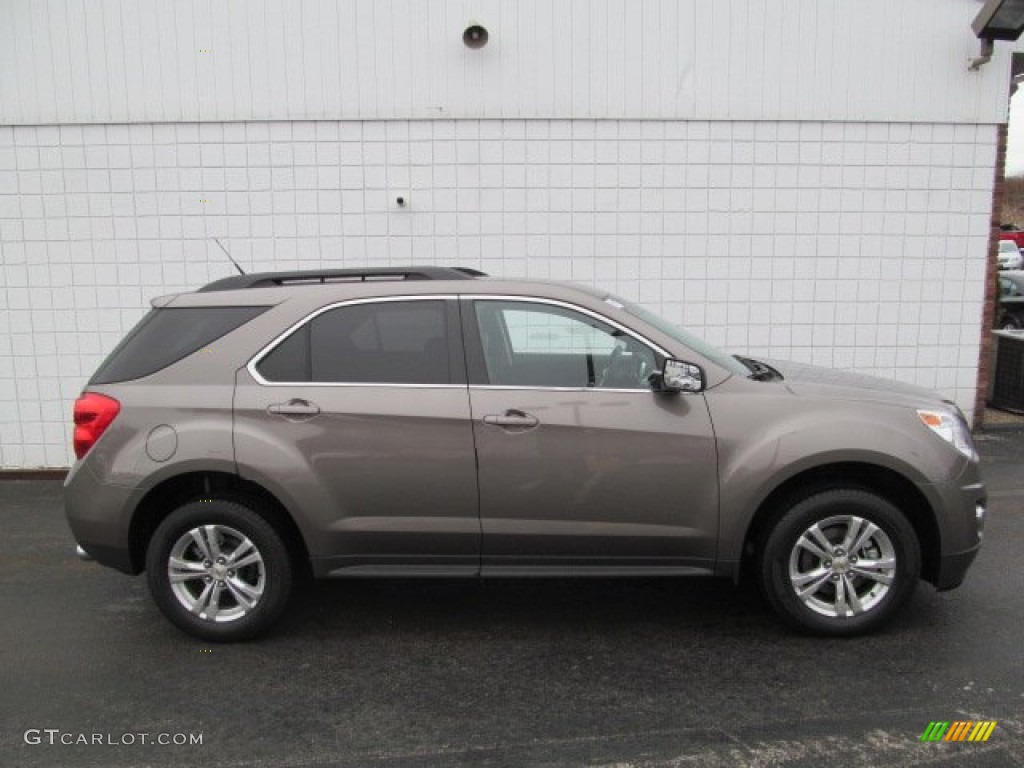 Mocha Steel Metallic 2012 Chevrolet Equinox LT AWD Exterior Photo #77592337