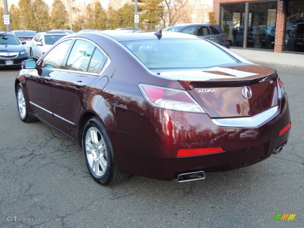 Basque Red Pearl 2010 Acura TL 3.5 Technology Exterior Photo #77592690