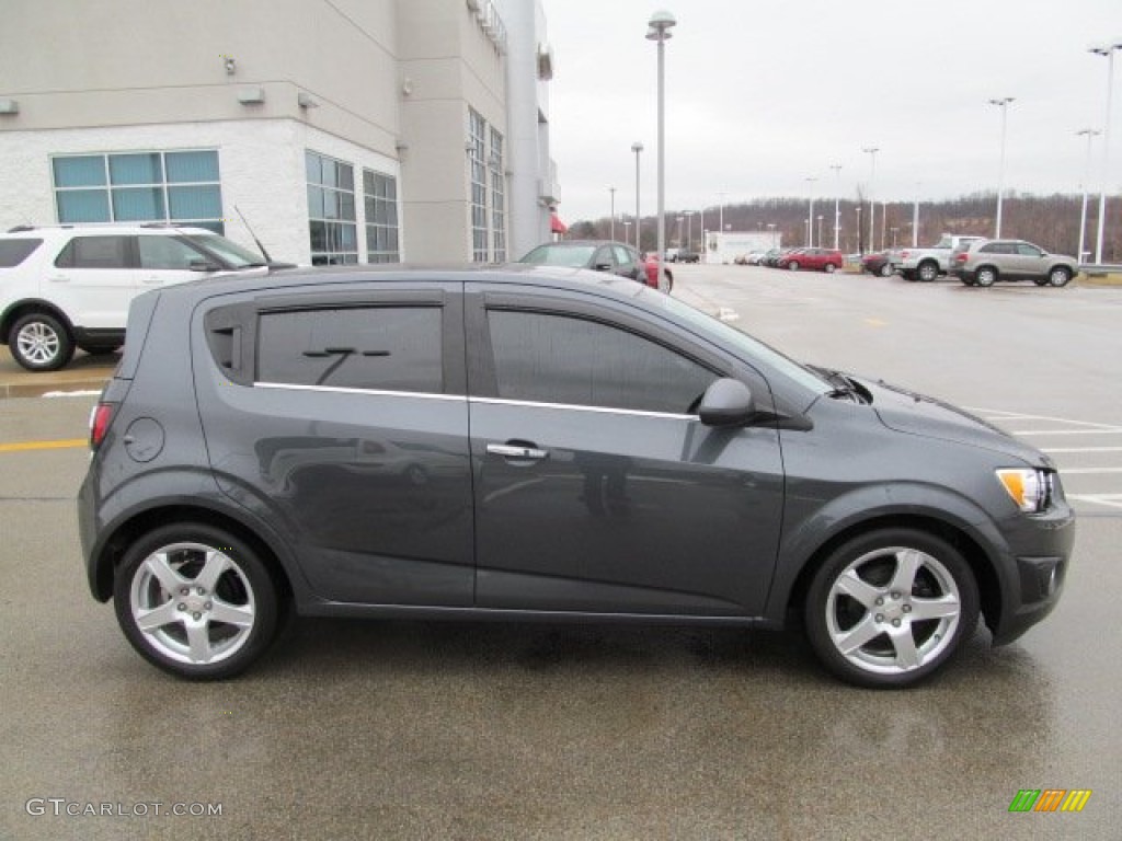 Cyber Gray Metallic 2012 Chevrolet Sonic LTZ Hatch Exterior Photo #77592726