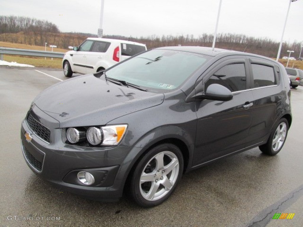 Cyber Gray Metallic 2012 Chevrolet Sonic LTZ Hatch Exterior Photo #77592804