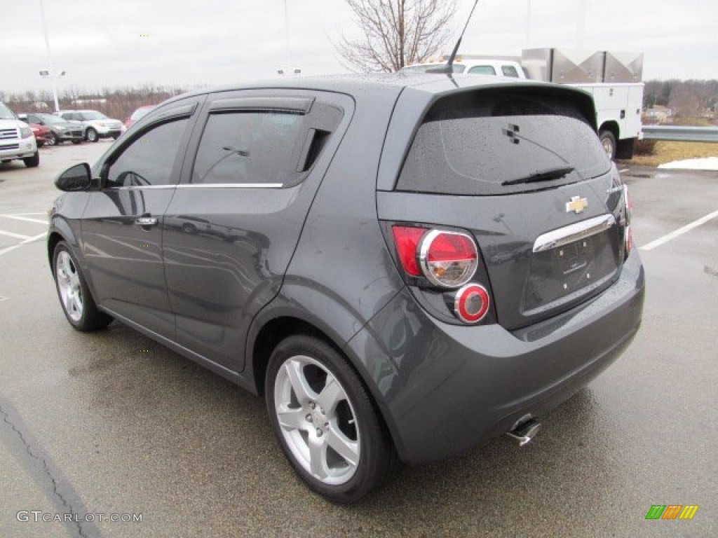 Cyber Gray Metallic 2012 Chevrolet Sonic LTZ Hatch Exterior Photo #77592845
