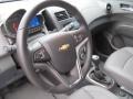 Dark Pewter/Dark Titanium 2012 Chevrolet Sonic LTZ Hatch Steering Wheel