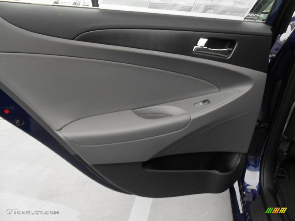 2013 Sonata GLS - Indigo Night Blue / Gray photo #18