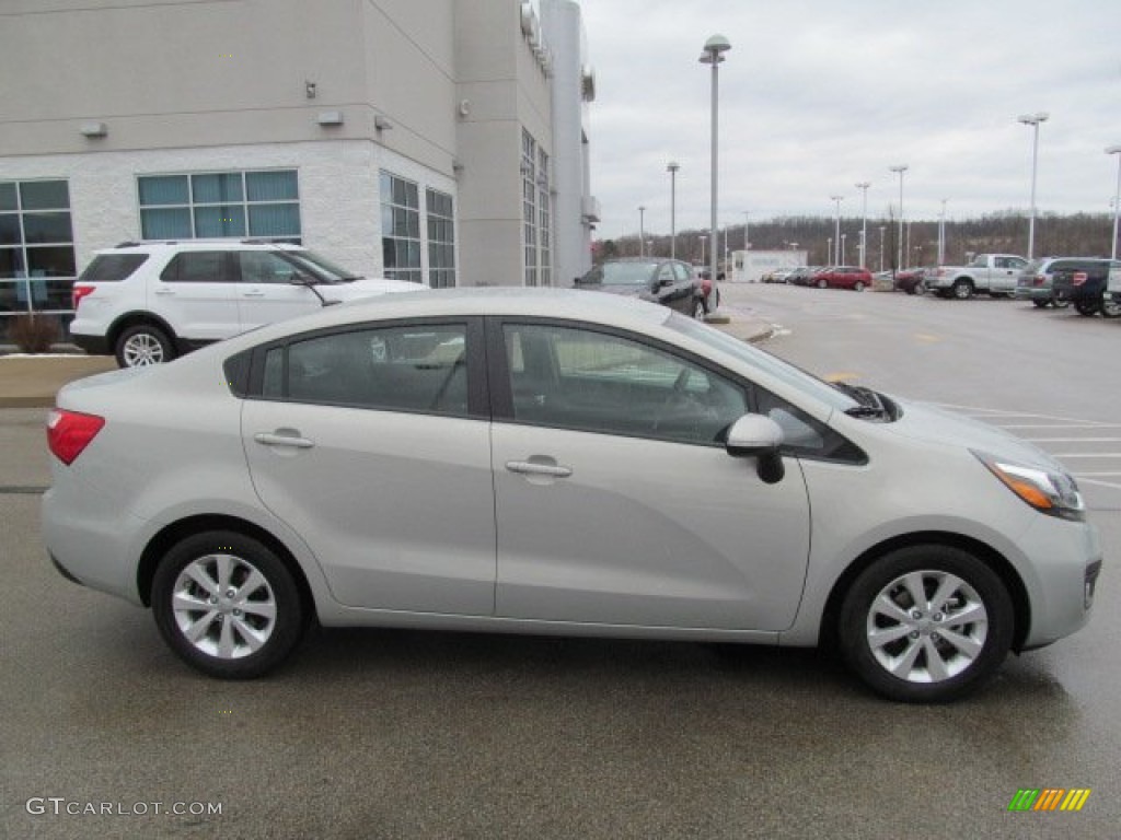 Silverstone Beige 2012 Kia Rio EX Exterior Photo #77593272