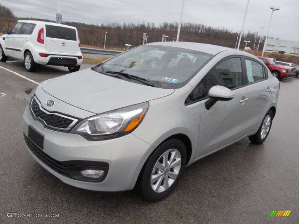 Silverstone Beige 2012 Kia Rio EX Exterior Photo #77593335