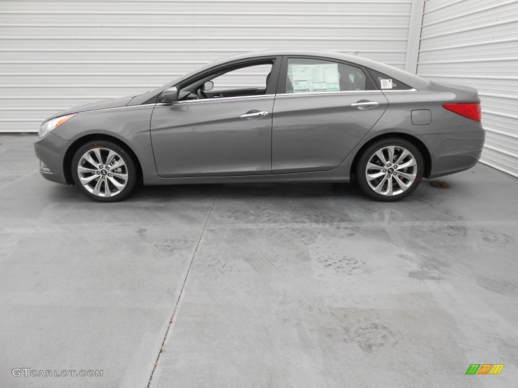 Harbor Gray Metallic 2013 Hyundai Sonata SE Exterior Photo #77593572