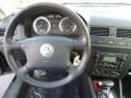 2004 Volkswagen Jetta Black Interior Steering Wheel Photo