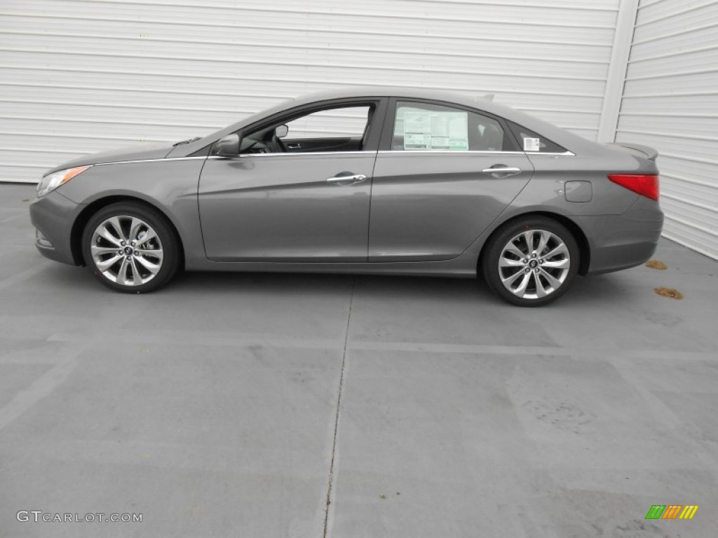 Harbor Gray Metallic 2013 Hyundai Sonata SE Exterior Photo #77594415