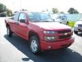 2007 Victory Red Chevrolet Colorado LS Extended Cab  photo #12