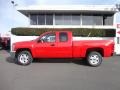 2013 Victory Red Chevrolet Silverado 1500 LT Extended Cab 4x4  photo #4
