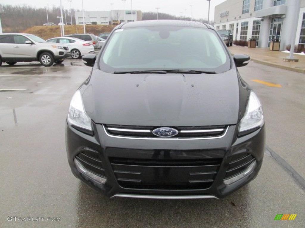 2013 Escape SEL 2.0L EcoBoost 4WD - Tuxedo Black Metallic / Charcoal Black photo #3