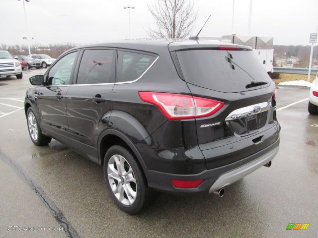 2013 Escape SEL 2.0L EcoBoost 4WD - Tuxedo Black Metallic / Charcoal Black photo #6