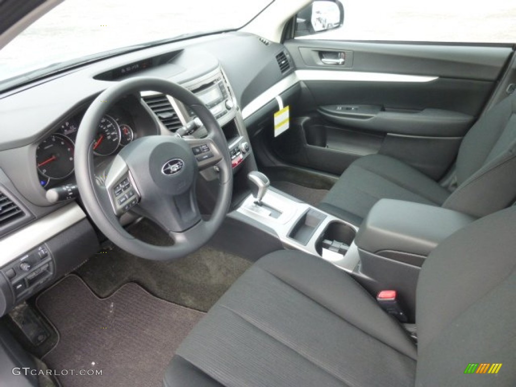 Black Interior 2013 Subaru Outback 2.5i Photo #77596243