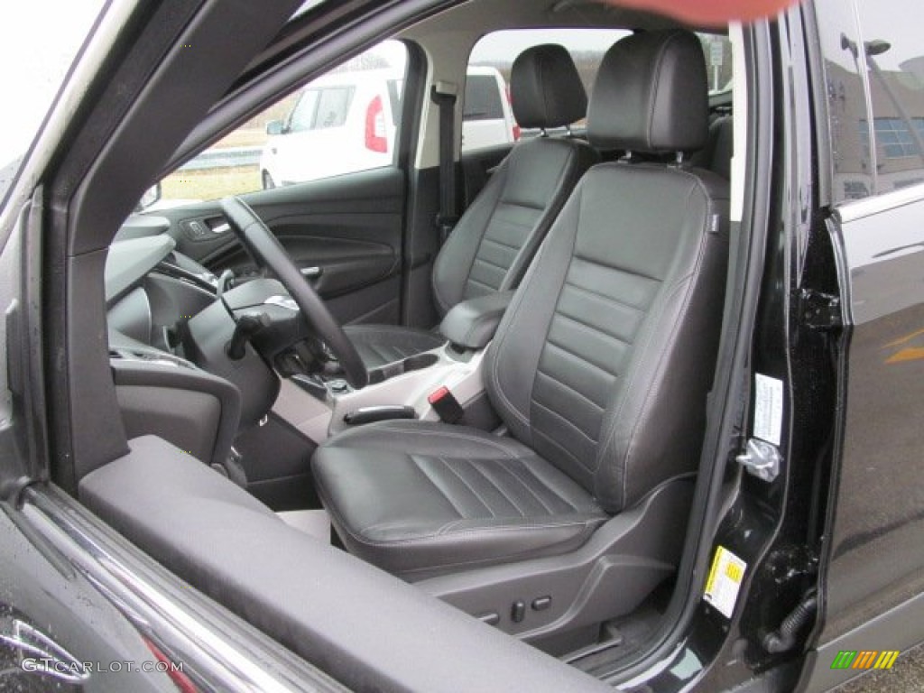 Charcoal Black Interior 2013 Ford Escape SEL 2.0L EcoBoost 4WD Photo #77596260