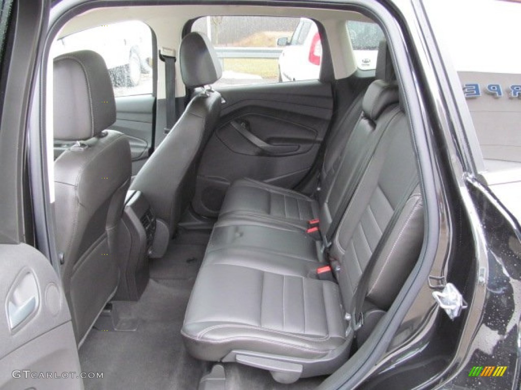Charcoal Black Interior 2013 Ford Escape SEL 2.0L EcoBoost 4WD Photo #77596398