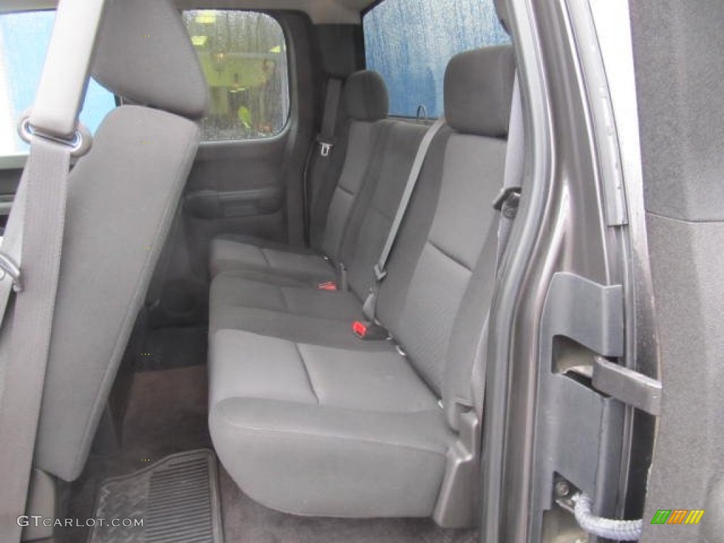 Ebony Interior 2010 Chevrolet Silverado 1500 LT Extended Cab 4x4 Photo #77596785