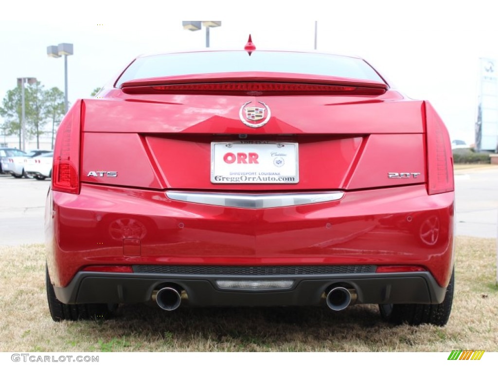 2013 ATS 2.0L Turbo Premium - Crystal Red Tintcoat / Morello Red/Jet Black Accents photo #6