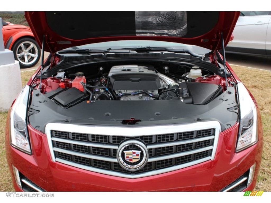 2013 ATS 2.0L Turbo Premium - Crystal Red Tintcoat / Morello Red/Jet Black Accents photo #8