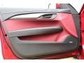 Morello Red/Jet Black Accents Door Panel Photo for 2013 Cadillac ATS #77597157
