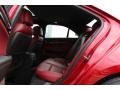 Morello Red/Jet Black Accents Rear Seat Photo for 2013 Cadillac ATS #77597285