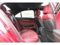 Morello Red/Jet Black Accents Rear Seat Photo for 2013 Cadillac ATS #77597326