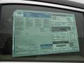 2013 Ford Taurus SEL Window Sticker
