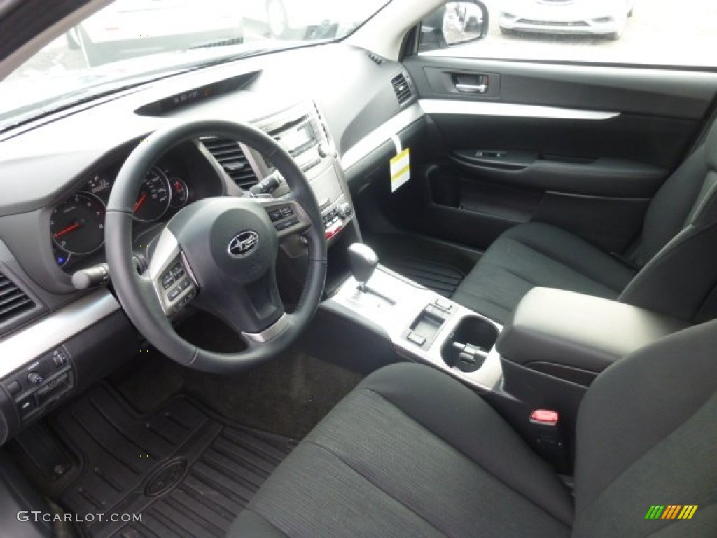 Black Interior 2013 Subaru Outback 2.5i Premium Photo #77597946