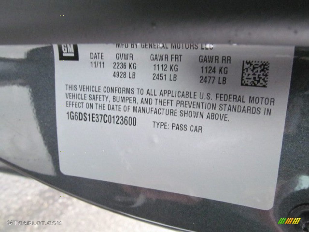 2012 CTS 4 AWD Coupe - Thunder Gray ChromaFlair / Ebony/Ebony photo #24
