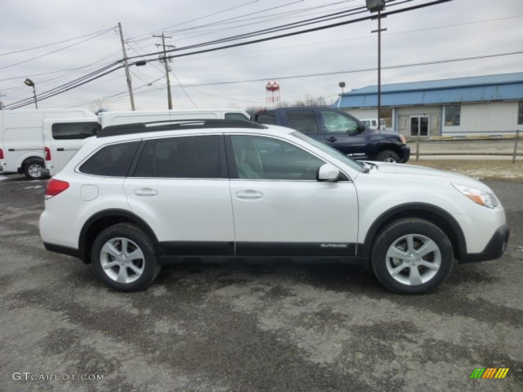 Satin White Pearl 2013 Subaru Outback 2.5i Premium Exterior Photo #77598598