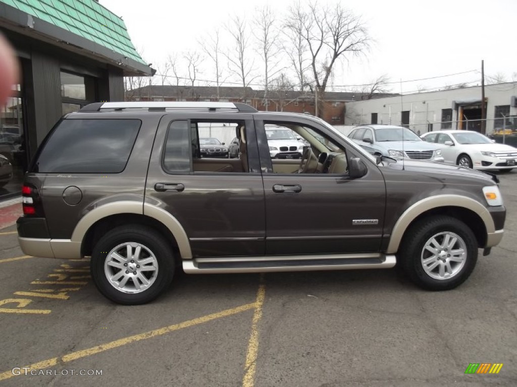 2007 Explorer Eddie Bauer - Dark Stone Metallic / Camel photo #5