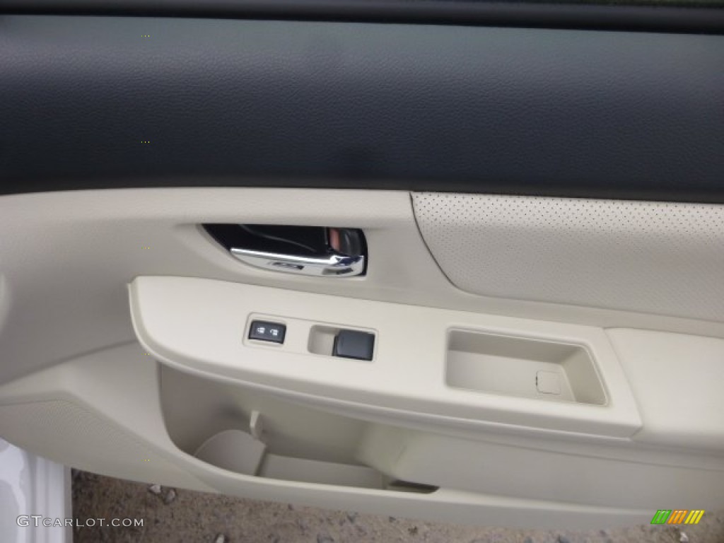 2013 Subaru Impreza 2.0i Limited 4 Door Ivory Door Panel Photo #77599454