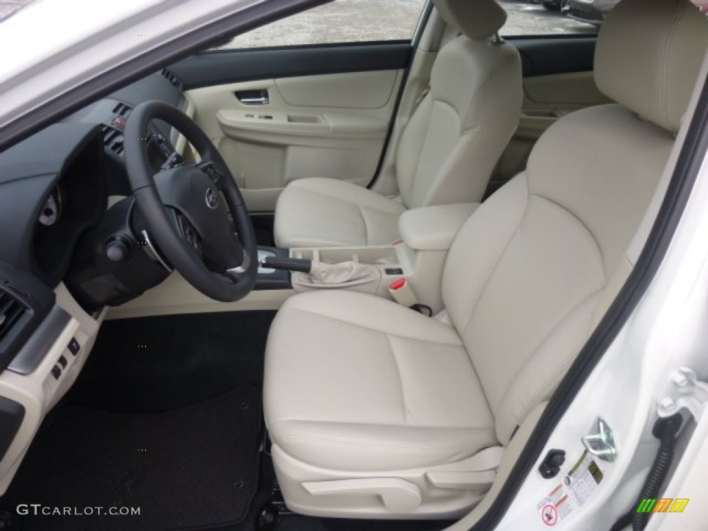 Ivory Interior 2013 Subaru Impreza 2.0i Limited 4 Door Photo #77599526