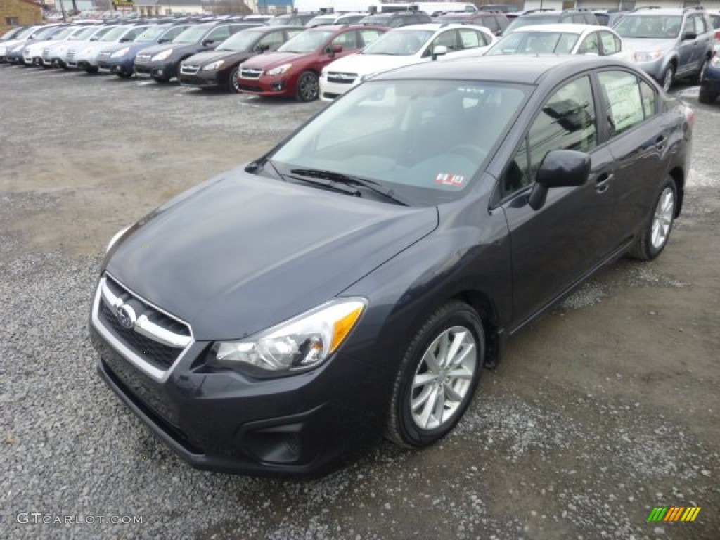 Dark Gray Metallic 2013 Subaru Impreza 2.0i Premium 4 Door Exterior Photo #77599692