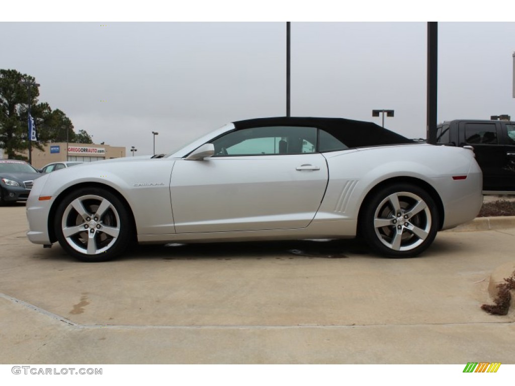 Silver Ice Metallic 2011 Chevrolet Camaro SS/RS Convertible Exterior Photo #77599794