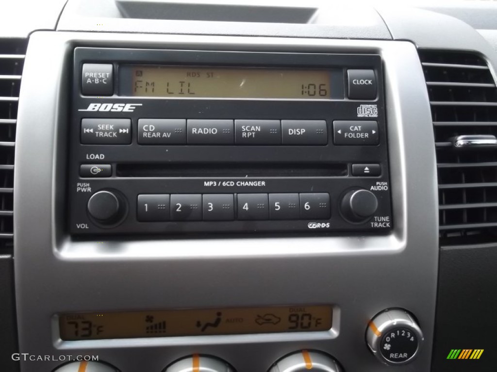 2006 Nissan Pathfinder LE 4x4 Audio System Photo #77599815