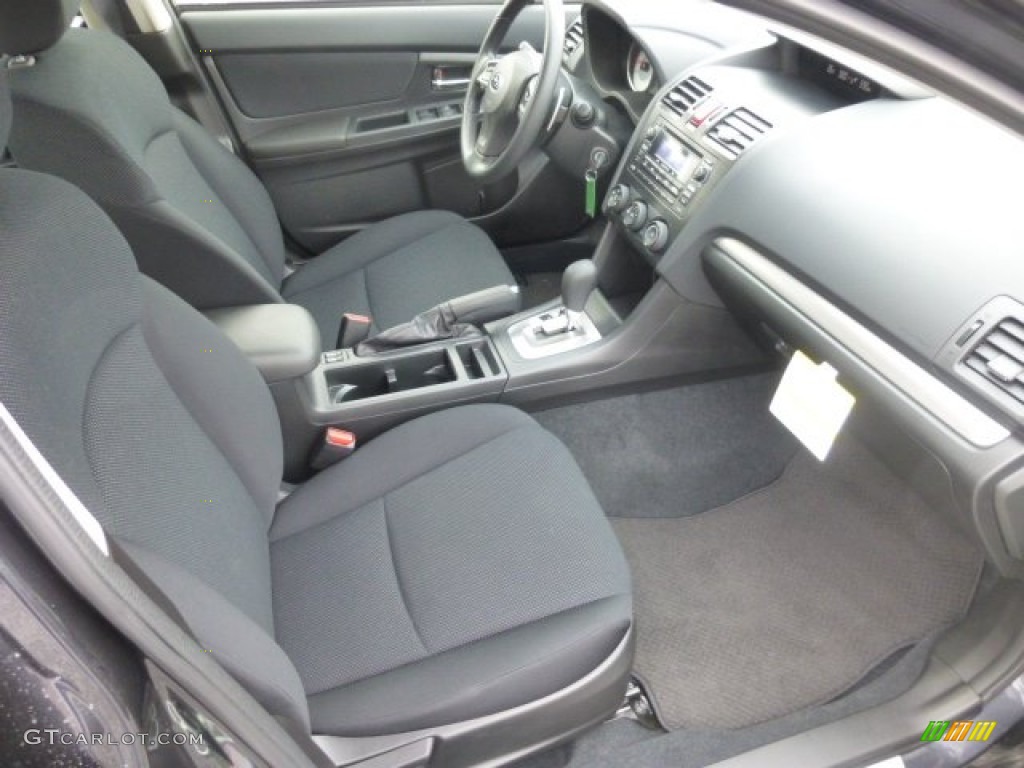 Black Interior 2013 Subaru Impreza 2.0i Premium 4 Door Photo #77599818