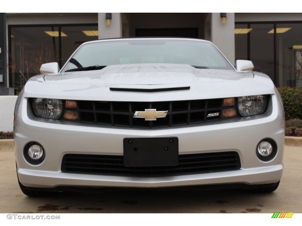 Silver Ice Metallic 2011 Chevrolet Camaro SS/RS Convertible Exterior Photo #77599836