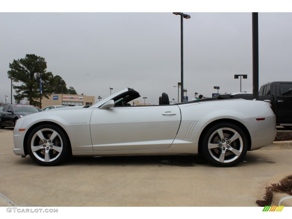 Silver Ice Metallic 2011 Chevrolet Camaro SS/RS Convertible Exterior Photo #77599926