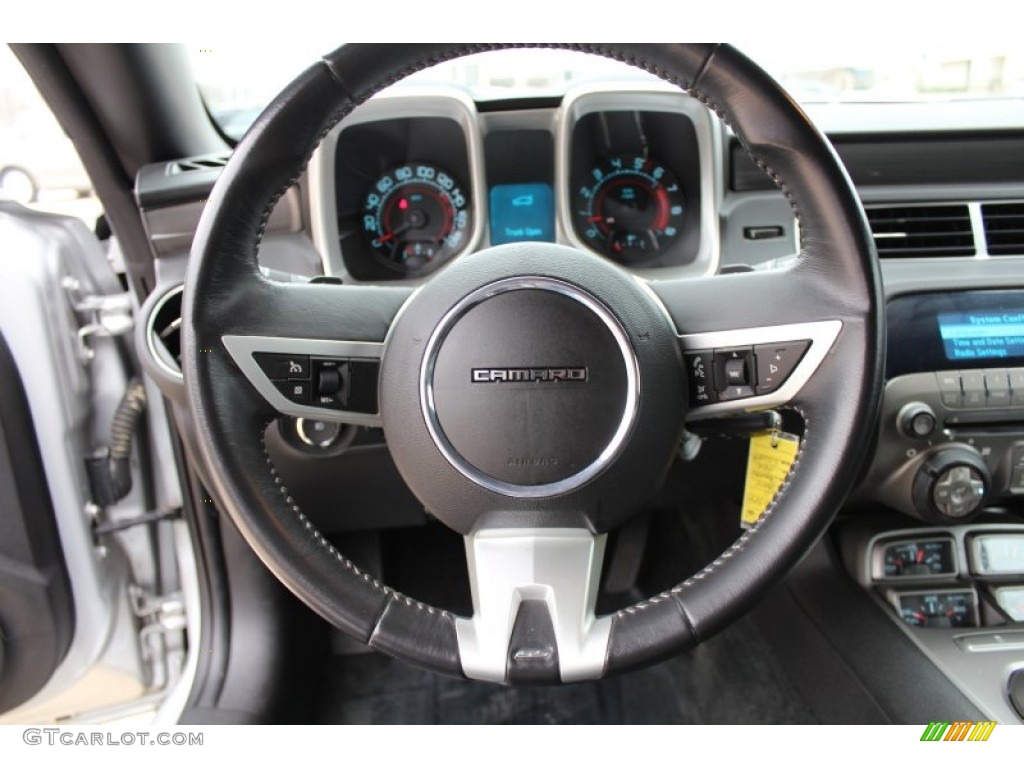 2011 Chevrolet Camaro SS/RS Convertible Black Steering Wheel Photo #77599983