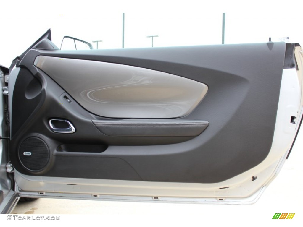 2011 Chevrolet Camaro SS/RS Convertible Black Door Panel Photo #77600043